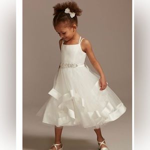Double Strap Flower Girl Dress